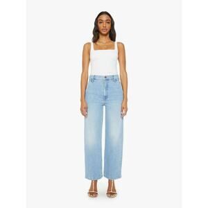 MOTHER The Stud Finder Flood Cargo Wide Leg High Rise Jean Denim NWT 26